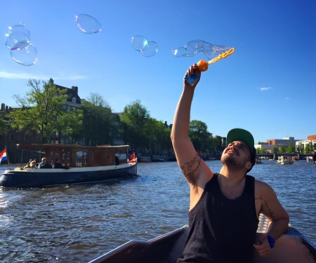 Bootje huren Amsterdam zonder vaarbewijs